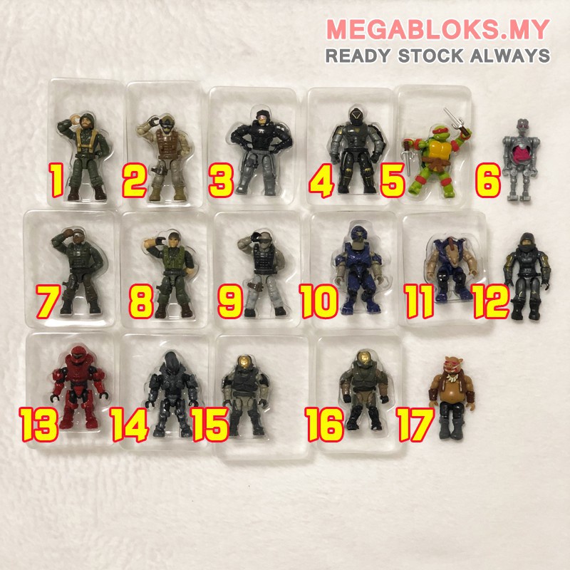 Lotto 10 Corpo Per Modellino Elite Mega Bloks Construx UNSC
