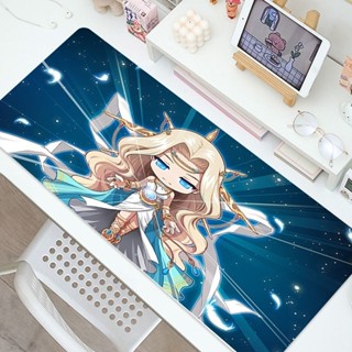 แผ่นรองเมาส์ ลายอนิเมะ Kawaii Mausepad Gamer Maplestory น่ารัก สีชมพู อุปกรณ์เสริม สําหรับเล่นเกม สํานักงาน