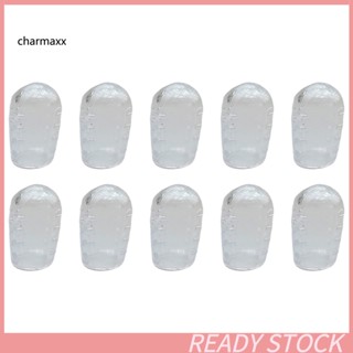 Cx 10 ชิ้น / เซต ยางใส ป้องกันนิ้วเท้า ยืดหยุ่นสูง นุ่ม ระบายอากาศ รู ป้องกันการเสียดสี ดูแลเท้า ป้องกันแคลลัส พุพอง ปลอกนิ้วเท้าเล็ก ผู้ชาย ผู้หญิง ใช้