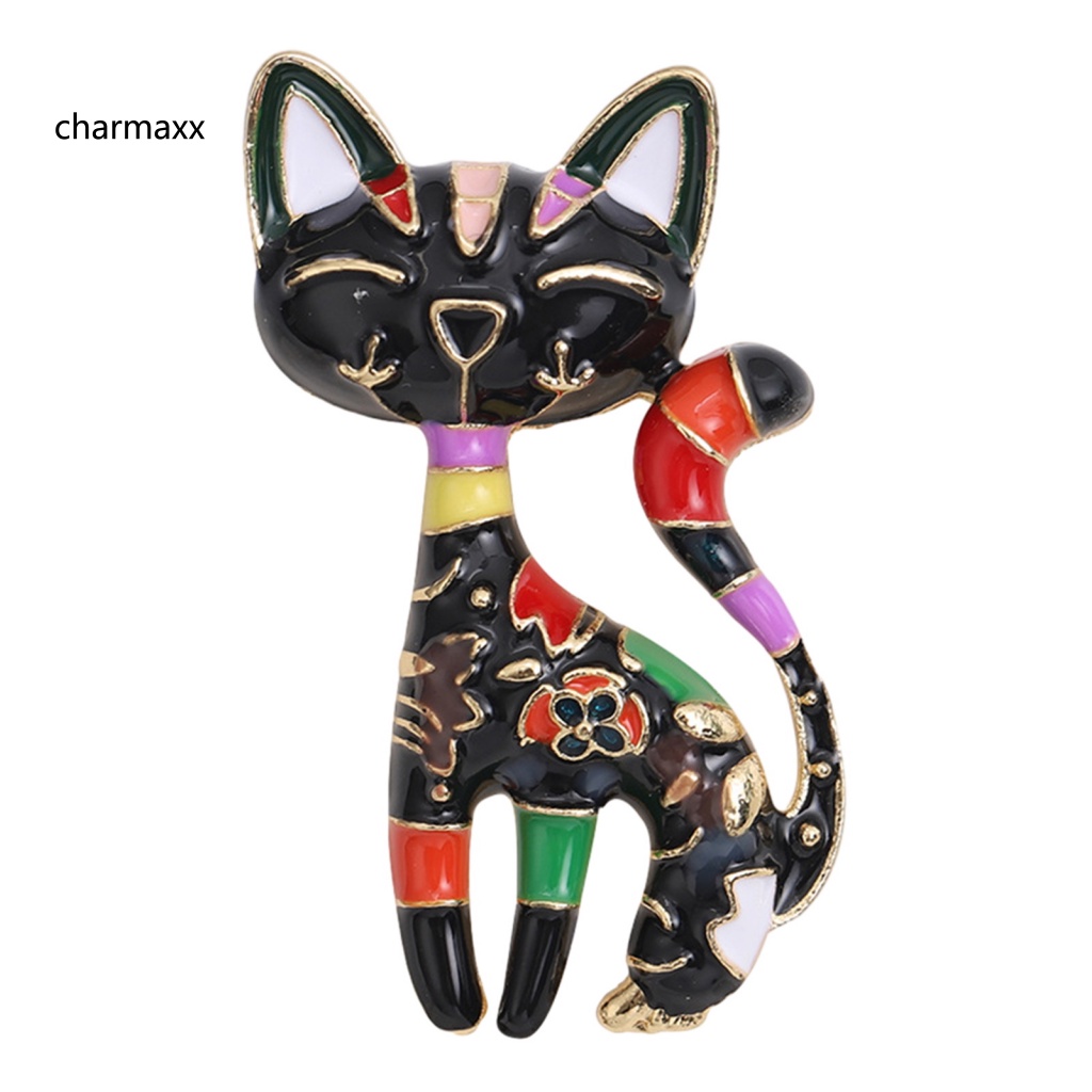 cx-เข็มกลัด-ลายการ์ตูนแมว-กันสนิม-กันการกัดกร่อน-สีสดใส-สําหรับตกแต่งเข็มกลัด