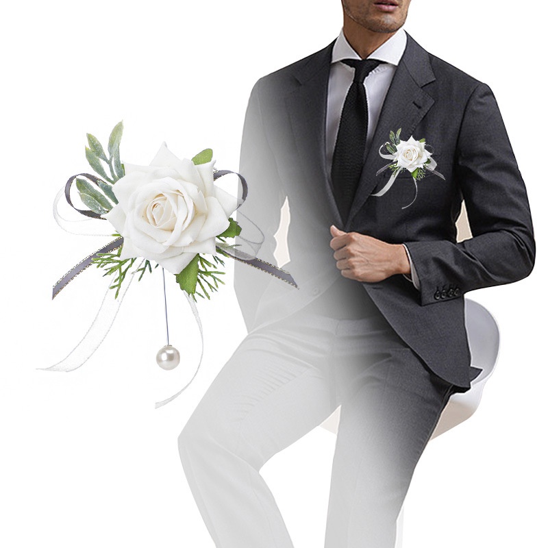 ใหม่-ดอกไม้ประดิษฐ์-สําหรับตกแต่งเพื่อนเจ้าสาว-งานแต่งงาน