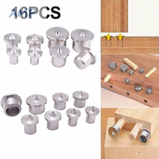 ⚡NEW 8⚡Dowel Centers A3 Crafts Clamp Tool 16Pcs Centre Point Pins Marker Hole