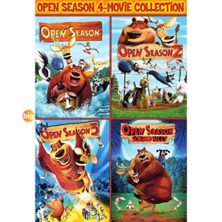 แผ่น DVD หนังใหม่ OPEN SEASON คู่ซ่าส์ป่าระเบิด ภาค 1-4 DVD Master เสียงไทย (เสียง ไทย/อังกฤษ ซับ ไทย/อังกฤษ ( ไม่มีซับ