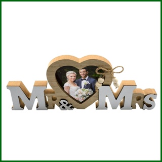 Mr &amp; Mrs. กรอบรูปตั้งโต๊ะ สําหรับวันแม่ งานแต่งงาน