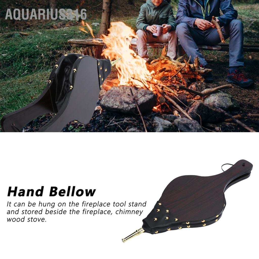 aquarius316-คู่มือเตาผิง-bellows-ไม้-fire-blower-เครื่องมือเตาผิงสำหรับปิกนิกบาร์บีคิวกลางแจ้ง