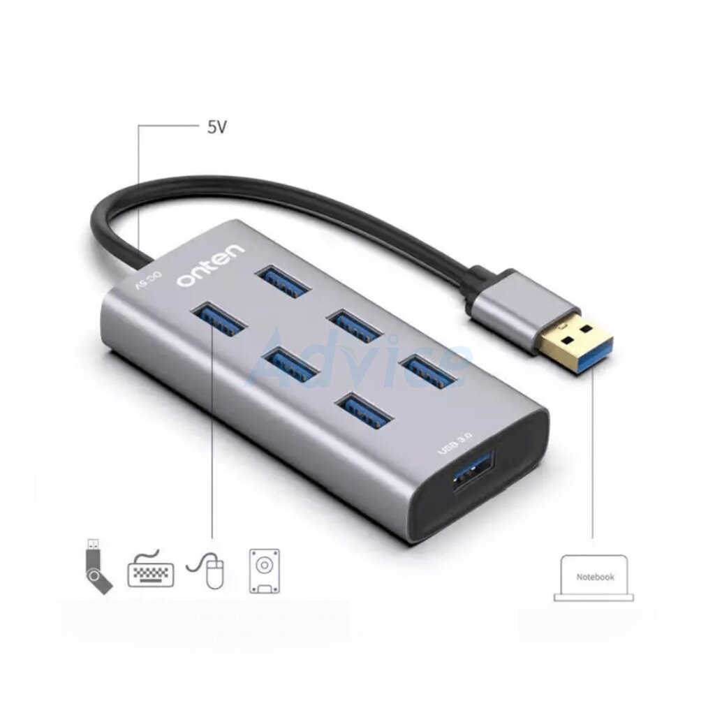 7-port-usb-hub-v3-0-onten-otn8108-black