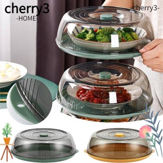 Cherry3 ฝาครอบจานอาหาร มีฉนวนกันความร้อน วางซ้อนกันได้ ทนทาน พร้อมฝาปิดใส สําหรับเสิร์ฟอาหาร