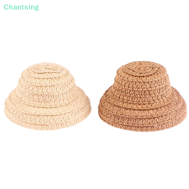 lt-chantsing-gt-หมวกฟางแฮนด์เมด-ขนาดเล็ก-สําหรับตกแต่งบ้านตุ๊กตา-ลดราคา