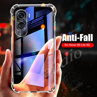 เคสโทรศัพท์มือถือ ซิลิโคนนิ่ม TPU ใส กันกระแทก สี่มุม สําหรับ Honor 90 Lite Pro 90Lite 90Pro 5G 2023 Honor90 Lite Pro 5G