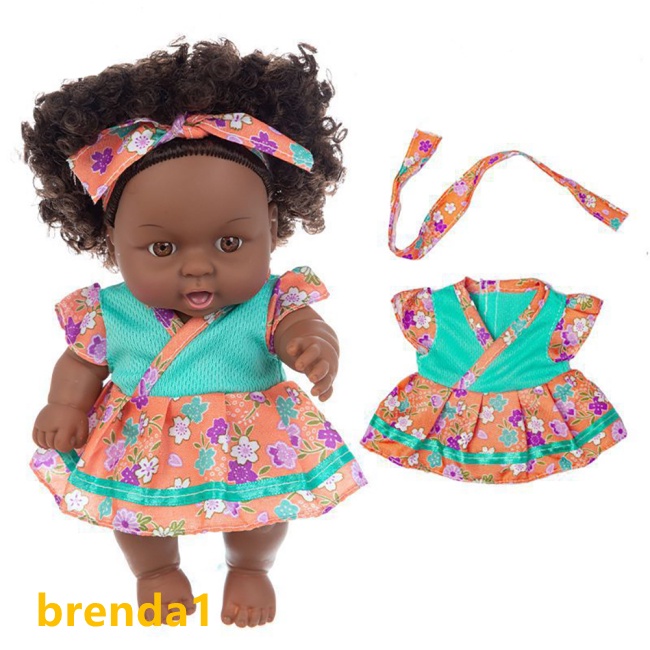 cod-ตุ๊กตาเด็กทารกแอฟริกัน-เสมือนจริง-สีดํา-ขนาด-8-นิ้ว-พร้อมเสื้อผ้า-ของขวัญวันเกิด-สําหรับเด็ก