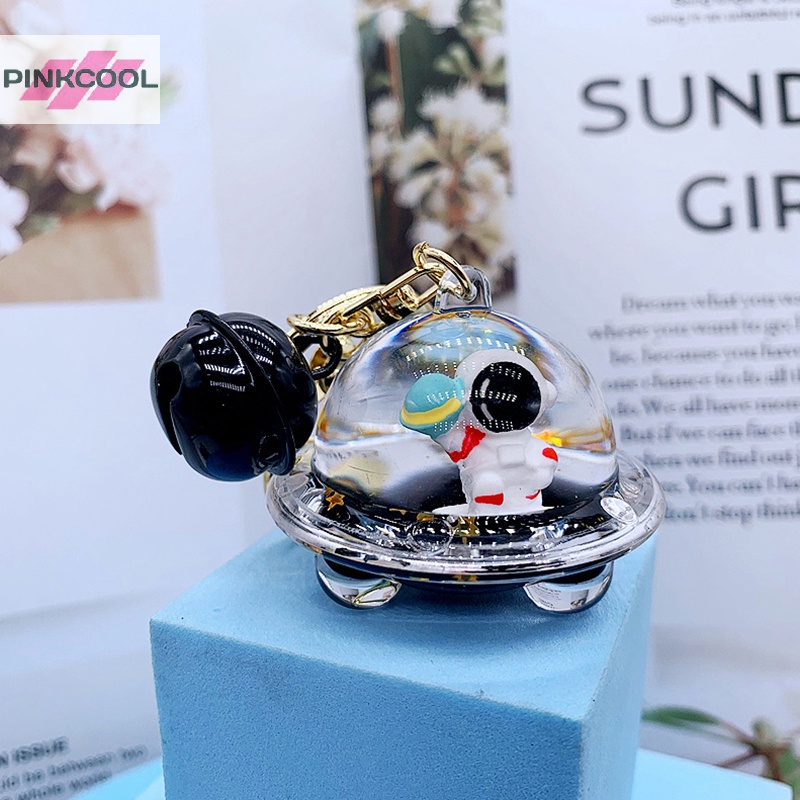 pinkcool-พวงกุญแจอะคริลิค-จี้การ์ตูนนักบินอวกาศน่ารัก-สร้างสรรค์-ของขวัญสําหรับผู้หญิง