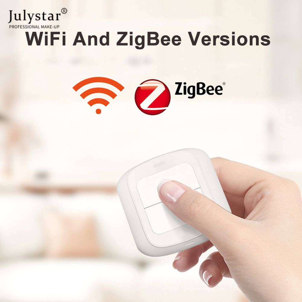 julystar-wireless-zigbee-รีโมทคอนโทรลสองปุ่ม