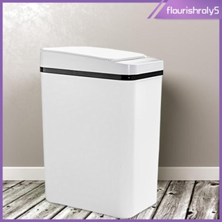 [Flourishroly5] ถังขยะอัตโนมัติ ไร้การสัมผัส กันน้ํา สําหรับบ้าน สํานักงาน ห้องนอน ห้องนั่งเล่น