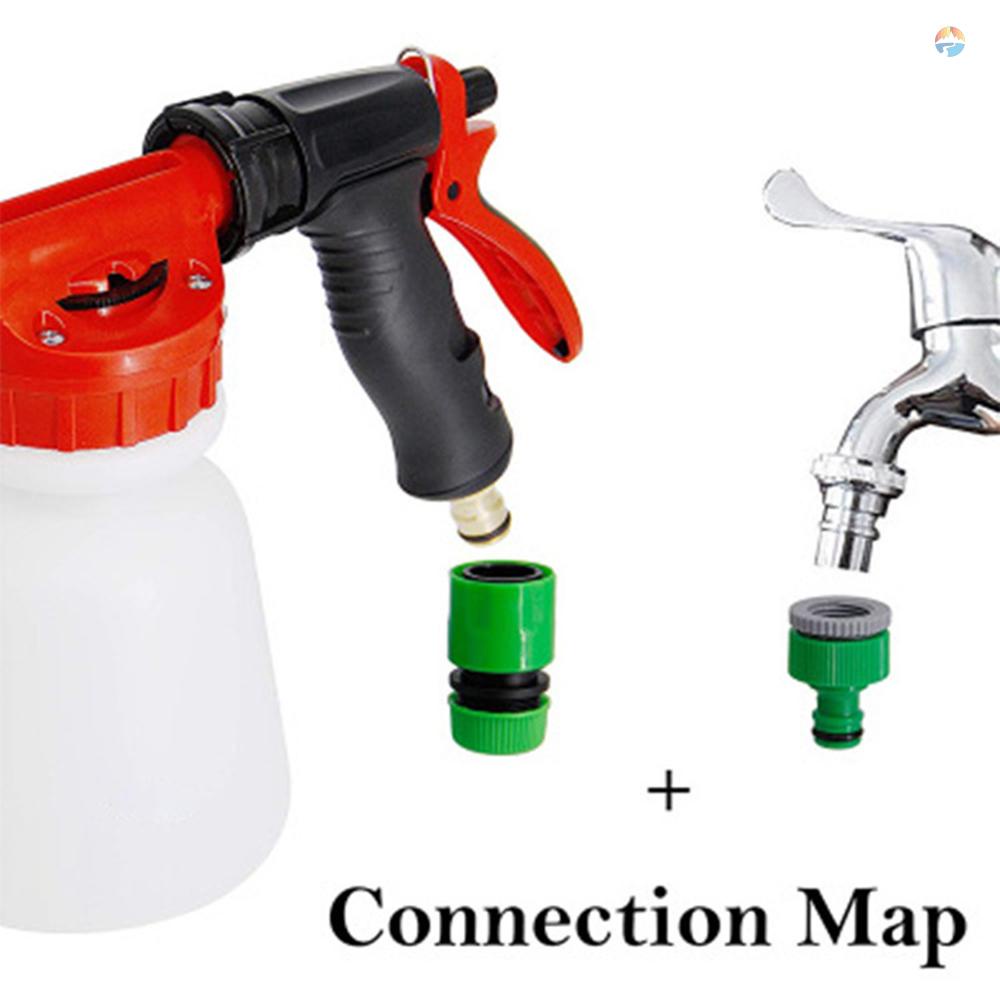 fash-car-wash-foam-garden-hose-sprayer-foam-sprayer-with-adjustable-ratio-dial-soap-foaming-sprayer-nozzle-kit-with-1-liter-bottle-universal-connectors