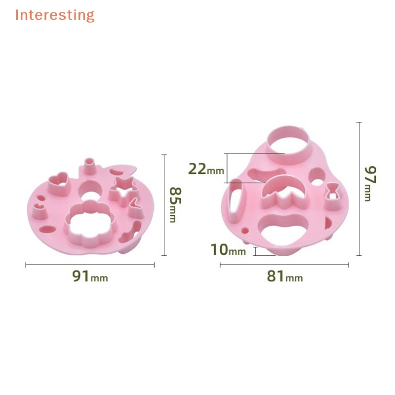 interesting-ชุดแม่พิมพ์ตัดข้าวเบนโตะ-สาหร่ายอบแห้ง-อุปกรณ์เสริม-2-ชิ้น