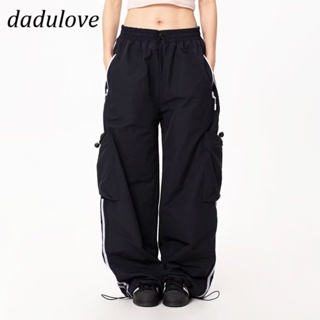 DaDulove💕 New American Style Large Pocket Sweatpants High Waist Loose Casual Pants Womens Jogging Pants