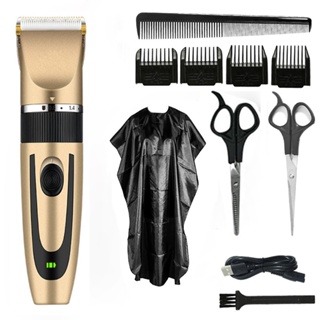 ปัตตาเลี่ยนไฟฟ้า ไร้สาย ที่ชาร์จUSB สำหรับตัดผม ปัตตาเลี่ยนตัดผม hair clipper