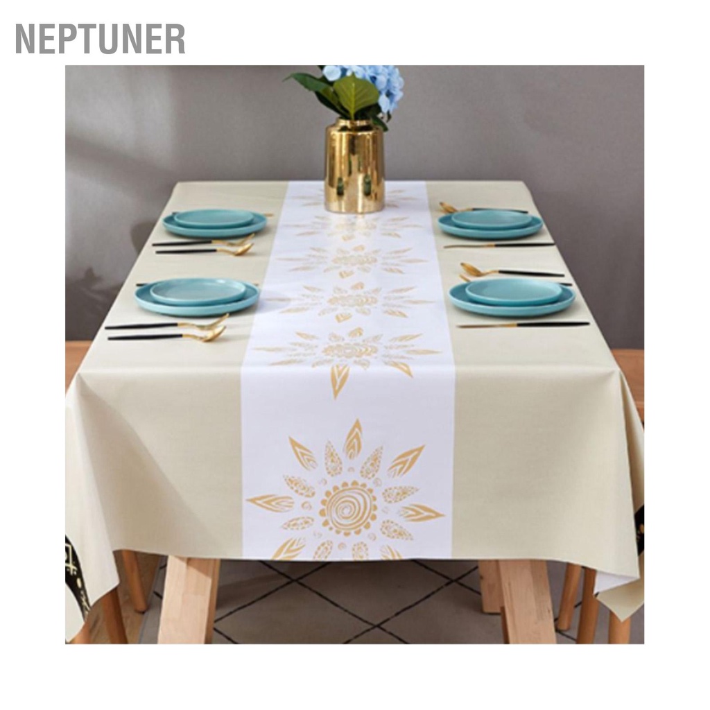 neptuner-ผ้าปูโต๊ะสี่เหลี่ยมผืนผ้า-pvc-กันน้ำกันน้ำมันป้องกันการลวกผ้าคลุมโต๊ะสำหรับตกแต่งบ้าน
