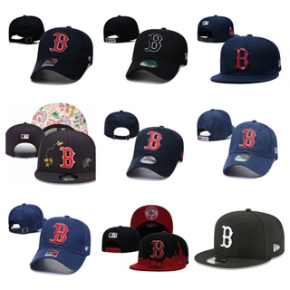 MLB Boston Red Sox หมวกเสื้อกีฬากลางแจ้งแบบปรับได้