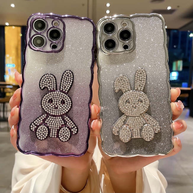 เคสไอโฟนน่ารักๆ-เคสกระต่าย-เคสซิลิโคน-เคส-compatible-for-iphone-11-7plus-14-14promax-13-12-cases