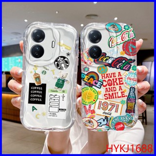 เคส Vivo T1 5G tpu เคสนิ่ม แบบใส ลายครีม เคสโทรศัพท์ NYW