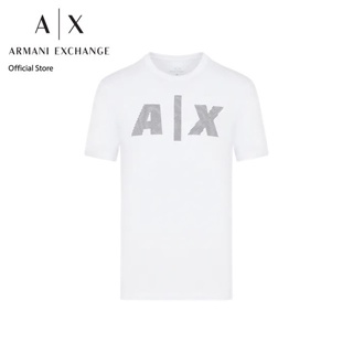 AX Armani Exchange เสื้อยืดผู้ชาย รุ่น AX3RZTFFZJH4Z1100 - สีขาว