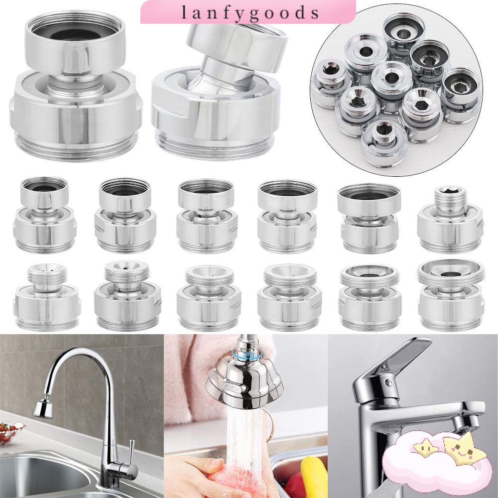 LANFY Useful Faucet Adapter Connect Garden Hose 360 Degree Adjustable ...