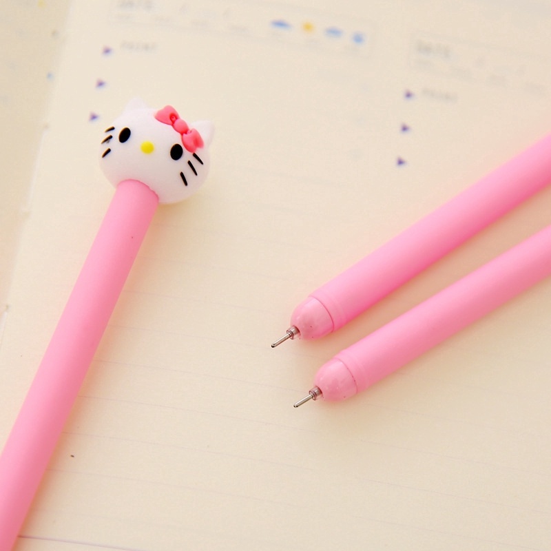 hello-kitty-ปากกาเจล-ปากกาการ์ตูนแมวน่ารัก-สอบเขียน-เด็ก-ดินสอ-เด็กผู้หญิง-ฟิกเกอร์-อะนิเมะ-อุปกรณ์การเรียน