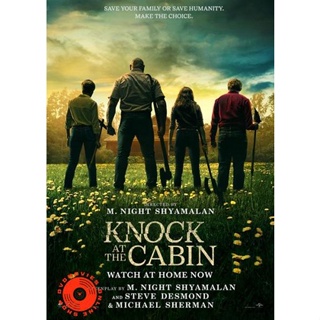 DVD Knock at the Cabin (2023) เสียงเคาะที่กระท่อม (เสียง อังกฤษ | ซับ ไทย/อังกฤษ) DVD