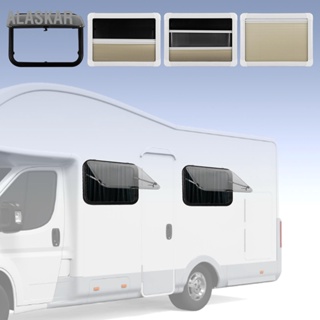 ALASKAR หน้าต่างกลมเข้ามุม Push Pull Style UV Protection หน้าต่างสไลด์กันน้ำสำหรับรถพ่วงคาราวาน Camper RV