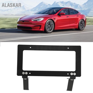 ALASKAR ชุดขายึดแผ่นป้ายทะเบียนอลูมิเนียมอัลลอยด์สำหรับ Tesla รุ่น 3 2017-2022