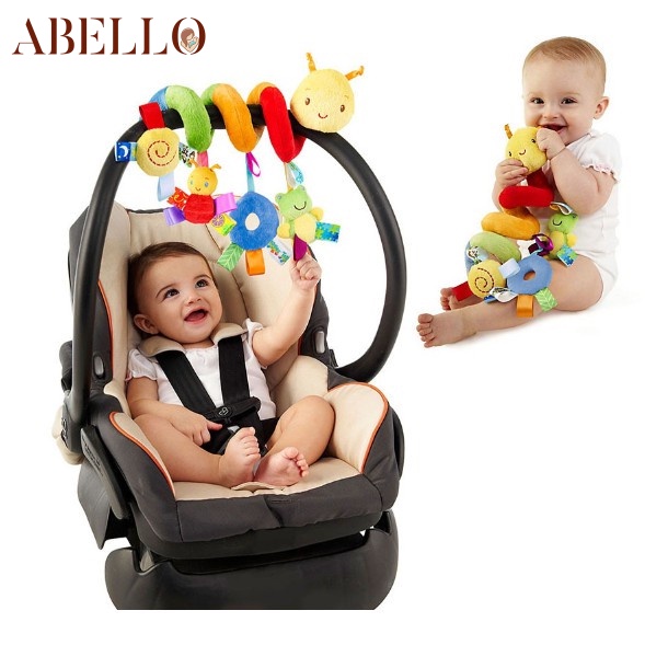 abello-ของเล่นตุ๊กตาหนอนผีเสื้อ-แบบแขวน-ใส่สบาย-สําหรับเด็กทารก