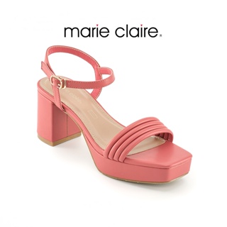 Bata บาจา Marie Claire รองเท้าส้นสูงแบบรัดส้น สูง 5 นิ้ว สำหรับผู้หญิง รุ่น KRISTEN สีแดง 7705359 สีโรสโกลด์ 7708359