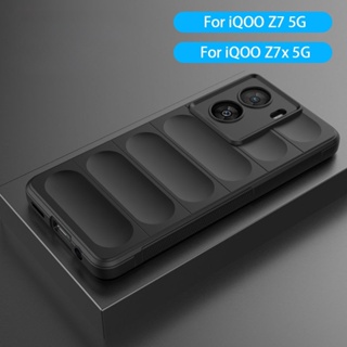 เคสโทรศัพท์ซิลิโคน TPU แบบนิ่ม กันกระแทก ป้องกันกล้อง สําหรับ iQOO Z7 Z7x 5G iq00 2023