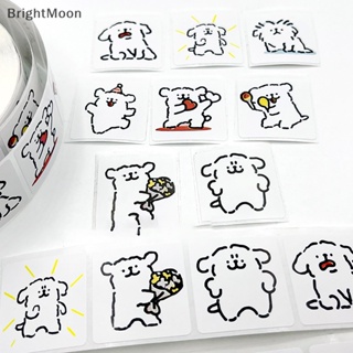 Brightmoon สติกเกอร์ฉลาก ลายการ์ตูนสัตว์ สําหรับติดตกแต่ง ของขวัญเด็ก ครู 500 ชิ้น