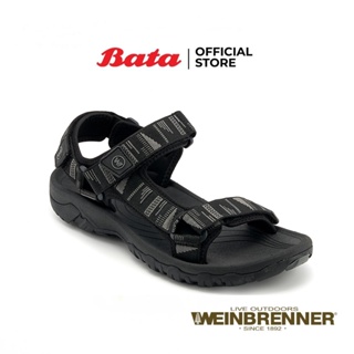 Bata บาจา Weinbrenner รองเท้าลำลองรัดส้น แบบสวมสำหรับผู้ชาย รุ่น BERLIN สีดำ 8596022 สีกรมท่า 8599022