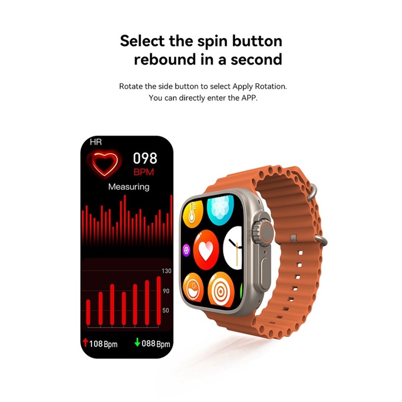 x8-ultra-smartwatch-series-8-สมาร์ทวอทช์-ip67-กันน้ํา-วัดอัตราการเต้นของหัวใจ-ออกซิเจนในเลือด