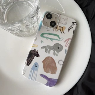 Cute Line Art Puppy Phone Case For Iphone14 Phone Case 13 for 12 Apple 11 Straight Edge XR Soft 678P Silicone