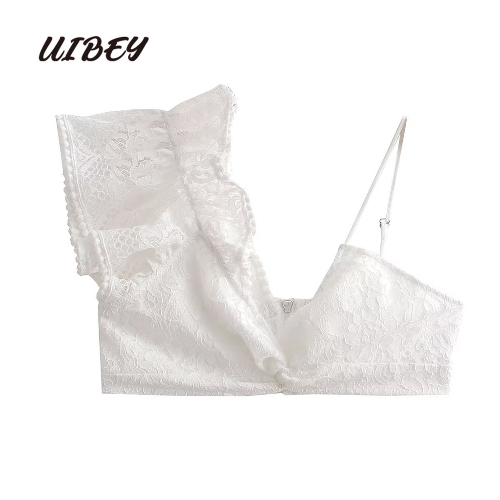 uibey-ขายส่ง-เสื้อกั๊ก-คอวี-ลูกไม้-ระบาย-23018