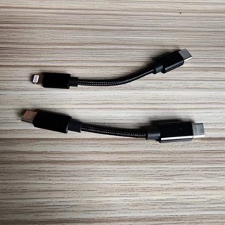 Ibasso สายเคเบิลไฟ เป็น Type C OTG สําหรับ DC03 DC04 FiiO USB DACs Q1MKII Q5s Q5 MFi Q1 Mark II 10 ซม. 0.3 ฟุต FQ1222 IOS