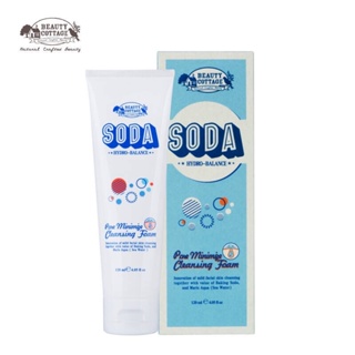 ❤️❤️ โฟมล้างหน้า ลดสิว ผิวมัน BEAUTY COTTAGE SODA PORE MINIMIZE CLEANSING FOAM 120ML