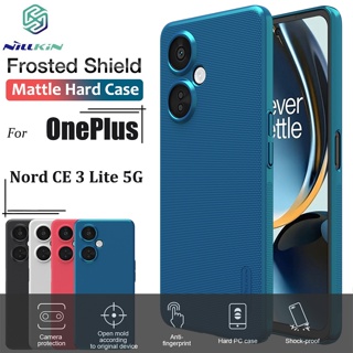 Nillkin เคสโทรศัพท์มือถือ PC แข็ง กันกระแทก สีดํา สีฟ้า หรูหรา สําหรับ OnePlus Nord CE 3 Lite 5G
