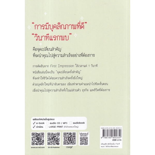 arnplern-หนังสือ-ปรับบุคลิก-คลิกใจคนใน-1-วินาที