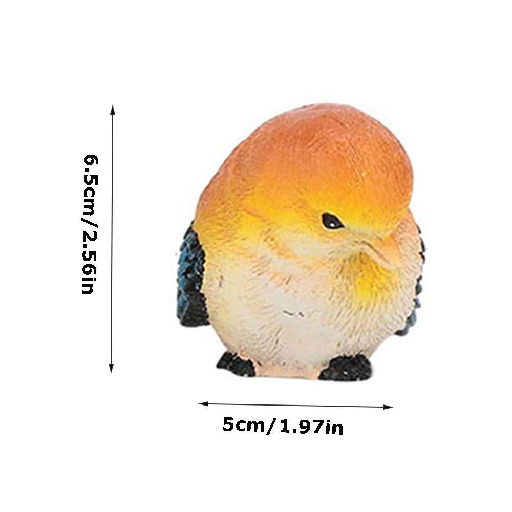 cherry3-รูปปั้นนกเรซิ่น-ขนาดเล็ก-หลากสี-สําหรับตกแต่งสวน