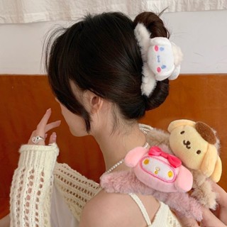 กิ๊บติดผม รูปตุ๊กตาการ์ตูนอนิเมะ Sanrios My Melody Cinnamoroll Hellokittys เหมาะกับของขวัญวันเกิด สําหรับเด็กผู้หญิง