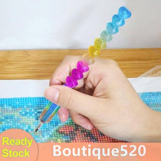 ปากกาปักครอสสติตช์คริสตัล 5D หลากสี สําหรับงานฝีมือ DIY -au [boutique520.th]