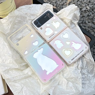 เคสป้องกันโทรศัพท์มือถือ ลายน่ารัก พรีเมี่ยม สําหรับ Samsung Galaxy Z Flip4 Z Flip3 Z Flip4 Z Flip3