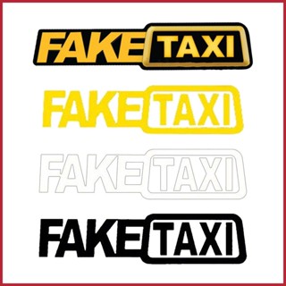 สติกเกอร์ ลายโลโก้ Taxi ทนฝน และแดด สําหรับติดตกแต่งรถยนต์ และรถจักรยานยนต์