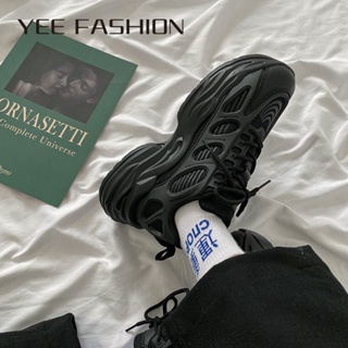 YEE Fashion  รองเท้าผ้าใบผู้ชาย รองเท้าสเก็ตบอร์ดผู้ชาย Low Top รองเท้าผ้าใบสีตัดกัน 2023 NEW สวย Comfortable ทันสมัย พิเศษ D23D08W 37Z230910