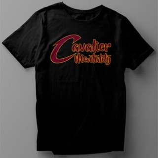 มีความสุข เสื้อยืด พิมพ์ลาย Cleveland Cavalier Mentality สําหรับผู้ชาย